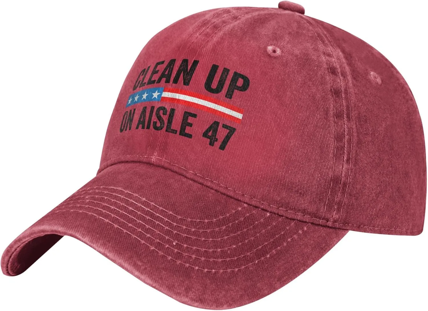 Clean Up On Aisle 47 Impeach 47 Baseball Cap Trucker Cap for Men Wemen
