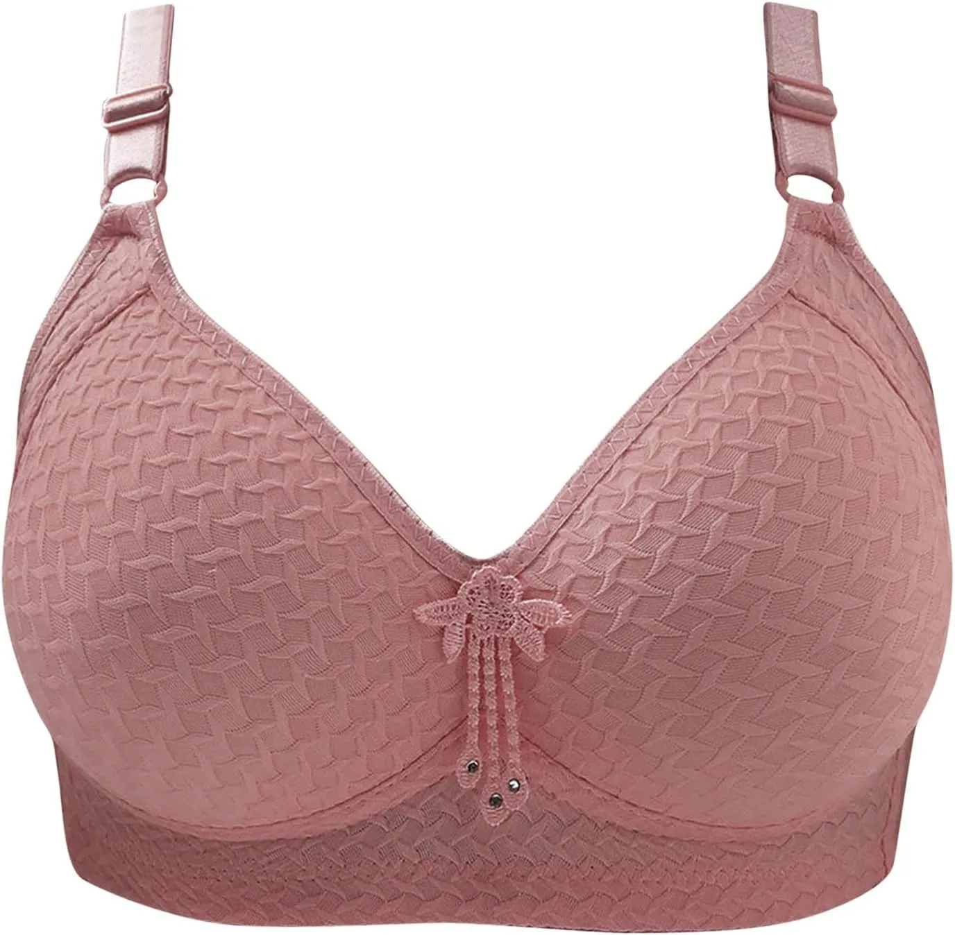 Comfortable Push up Bras for Women No Underwire Lace Bralettes 18-Hour Ultimate Lift Wireless Full Coverage Bras 2023