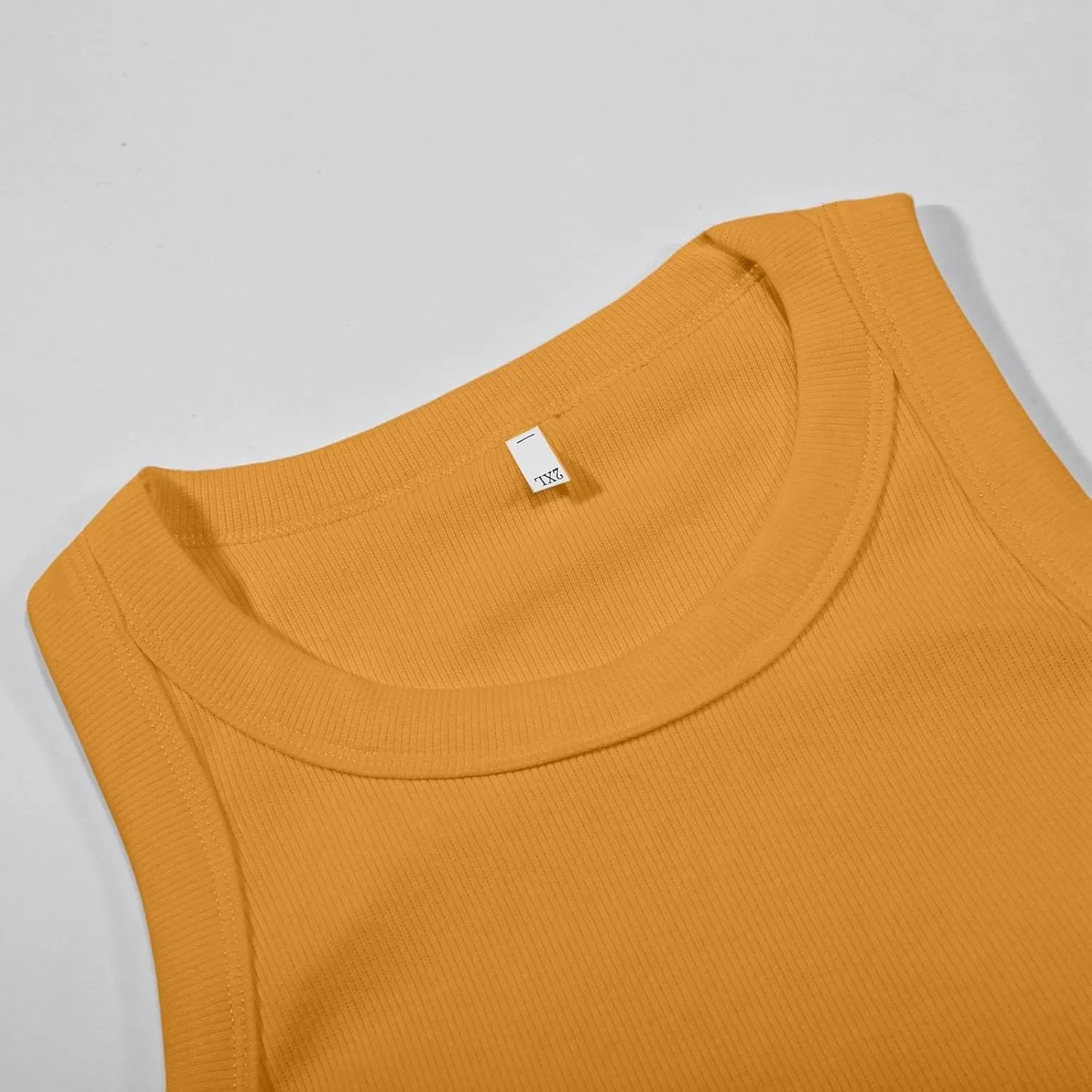 Cotton Shelf Bra Camisole Tops for Women Comfy Y2K Rib Vest Spring Summer Layering Tank Summer Outfits Cami Shirt