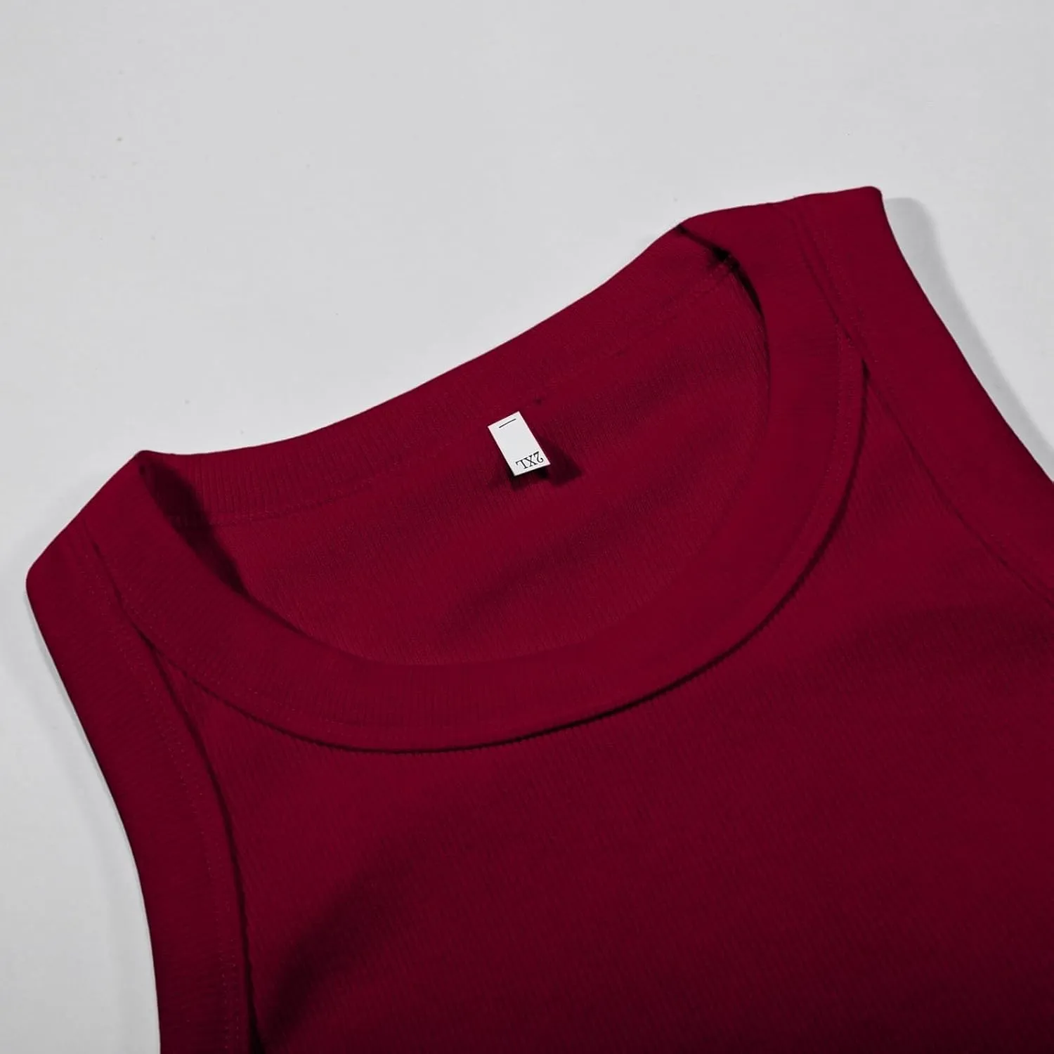 Cotton Shelf Bra Camisole Tops for Women Round Neck Comfy Vest Summer Running Layering Tank Top Summer Cami Shirt