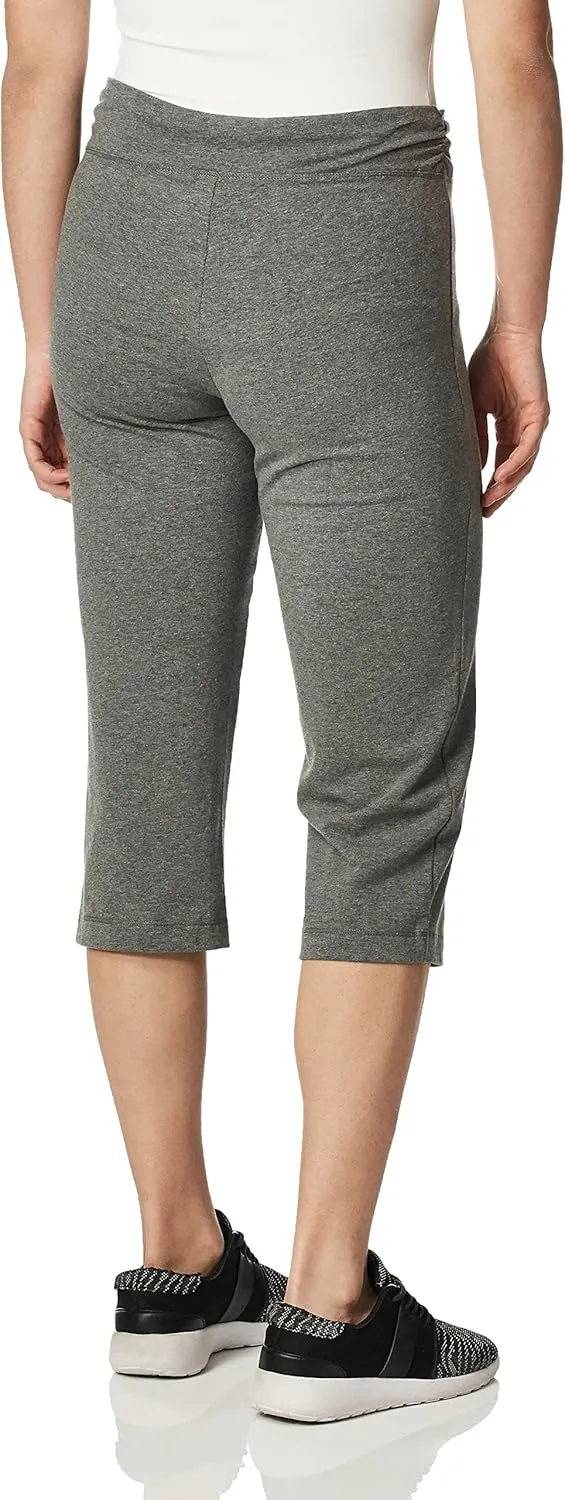 Danskin Women's Essential Sleek Fit Crop Pant