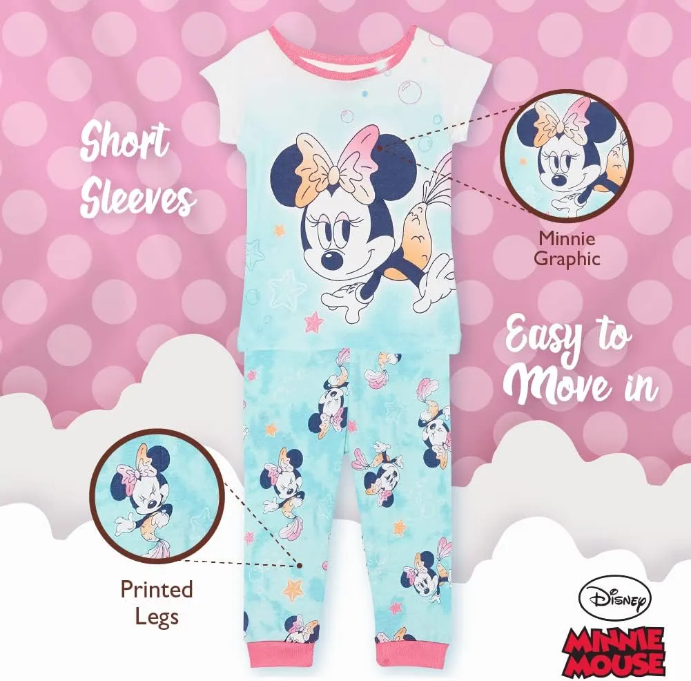 Disney 2-Piece Snug-fit Cotton Pajama Set, Soft & Cute for Kids