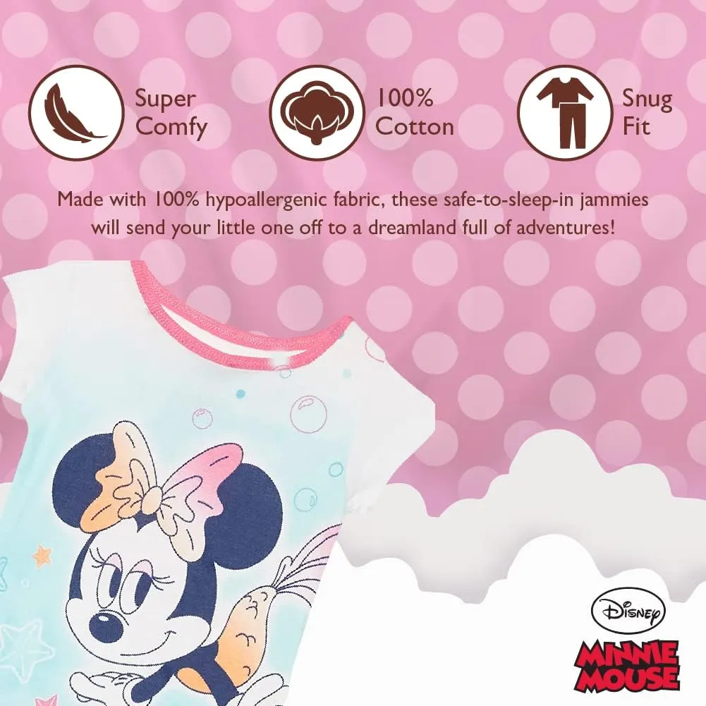 Disney 2-Piece Snug-fit Cotton Pajama Set, Soft & Cute for Kids