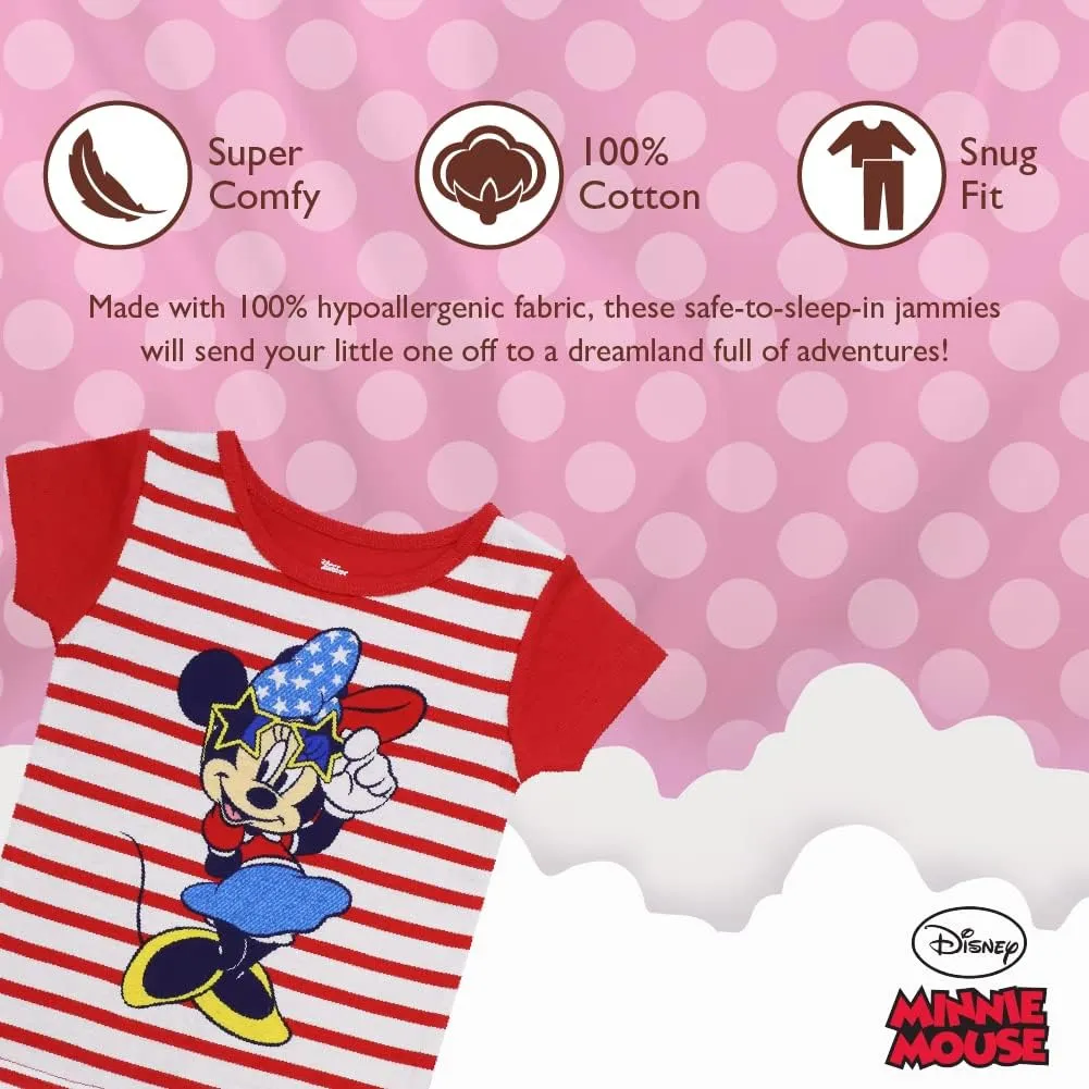 Disney 2-Piece Snug-fit Cotton Pajama Set, Soft & Cute for Kids