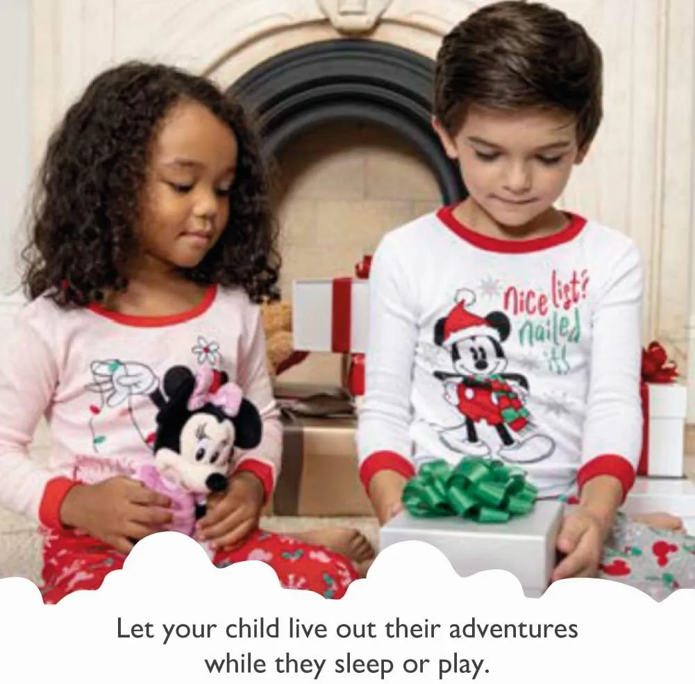 Disney 2-Piece Snug-fit Cotton Pajama Set, Soft & Cute for Kids