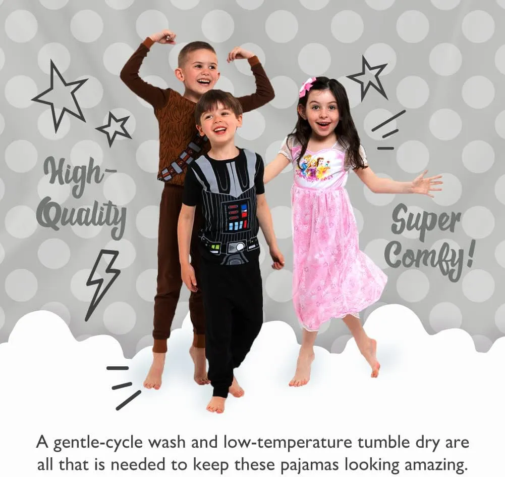 Disney 2-Piece Snug-fit Cotton Pajama Set, Soft & Cute for Kids