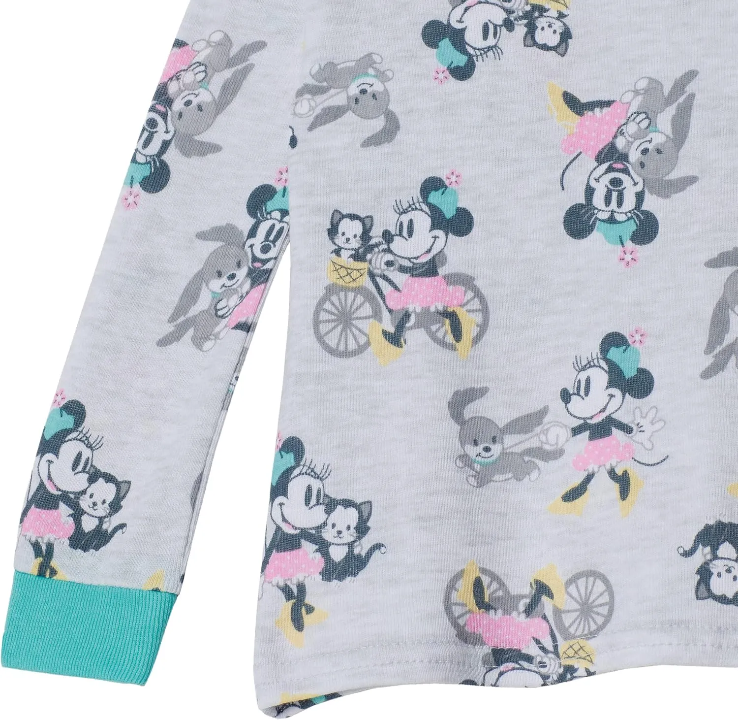 Disney Baby Girls' Minnie Mouse Snug Fit Cotton Pajamas