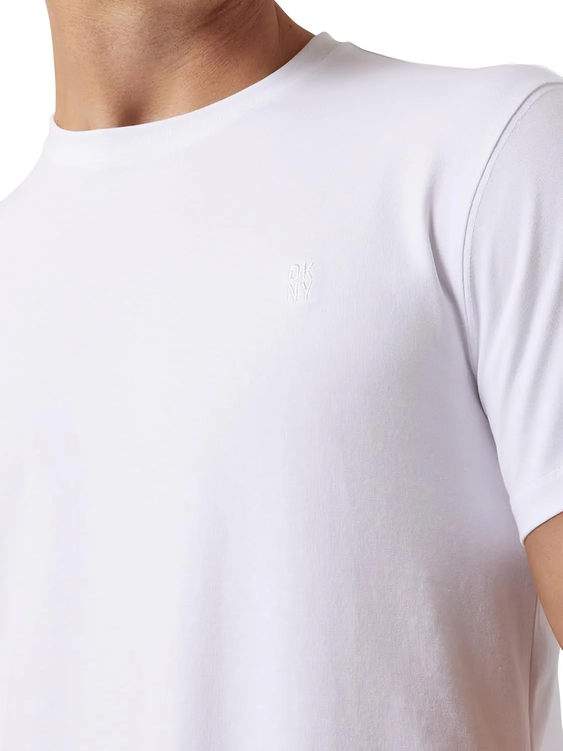 DKNY Mens Tshirts - Luxury Crew Neck T Shirts for Men | Premium Soft Mens Tshirts | Plain Dress Tee Shirts Men