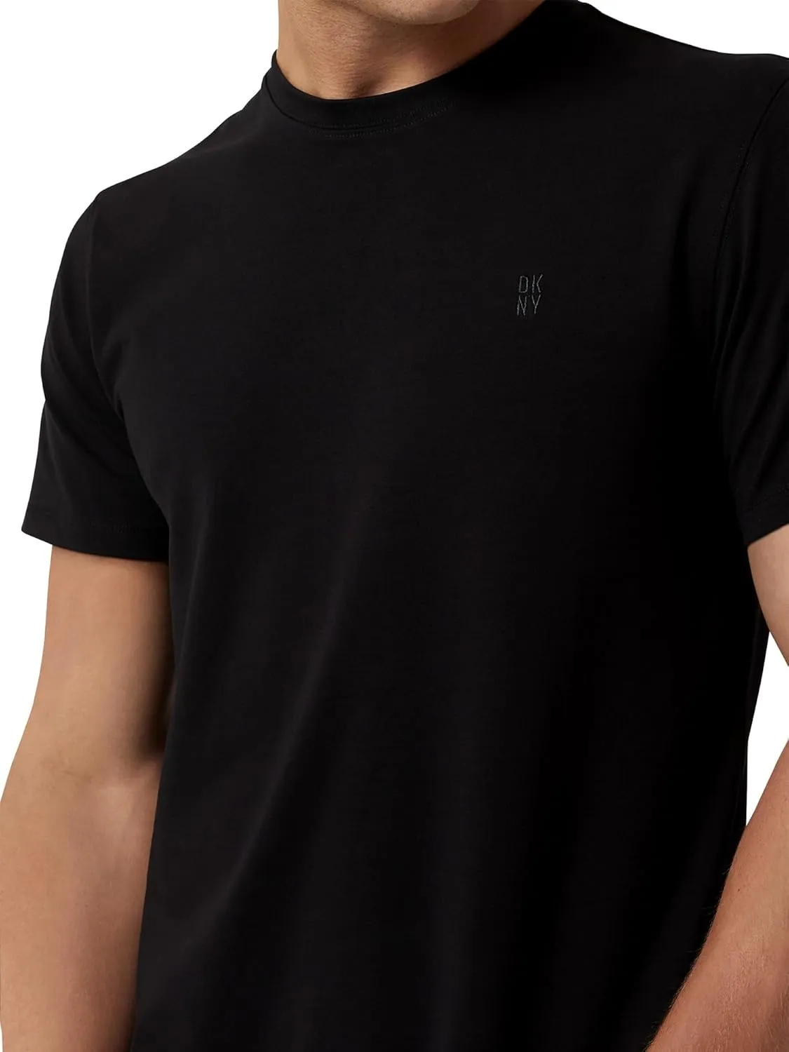 DKNY Mens Tshirts - Luxury Crew Neck T Shirts for Men | Premium Soft Mens Tshirts | Plain Dress Tee Shirts Men