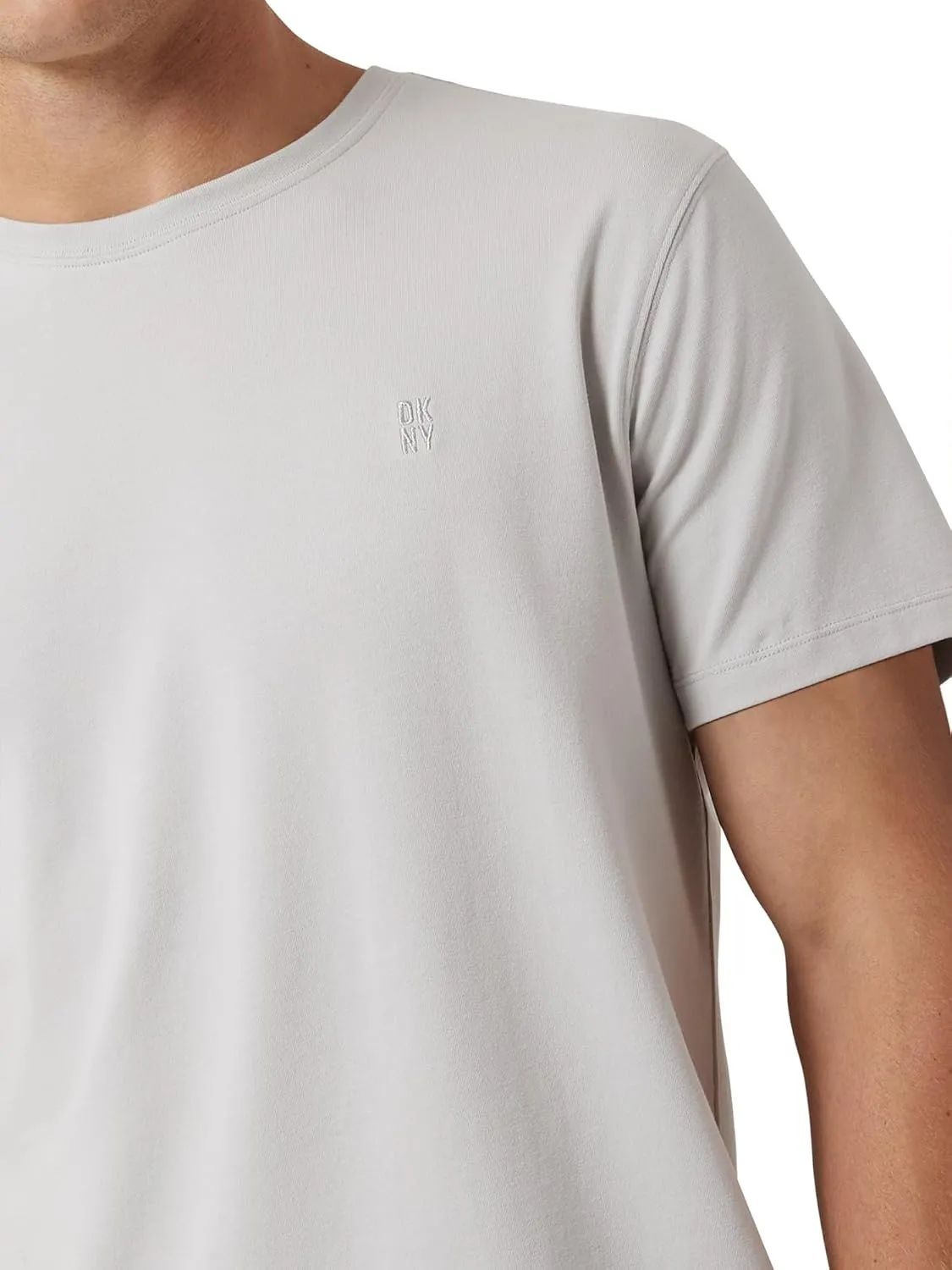 DKNY Mens Tshirts - Luxury Crew Neck T Shirts for Men | Premium Soft Mens Tshirts | Plain Dress Tee Shirts Men