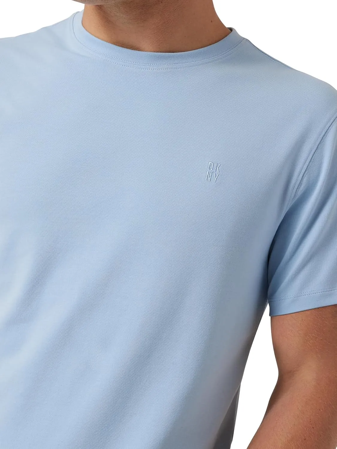 DKNY Mens Tshirts - Luxury Crew Neck T Shirts for Men | Premium Soft Mens Tshirts | Plain Dress Tee Shirts Men