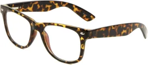Dweebzilla Sleek Classic Casual Square Blue Light Blocking Sunglasses