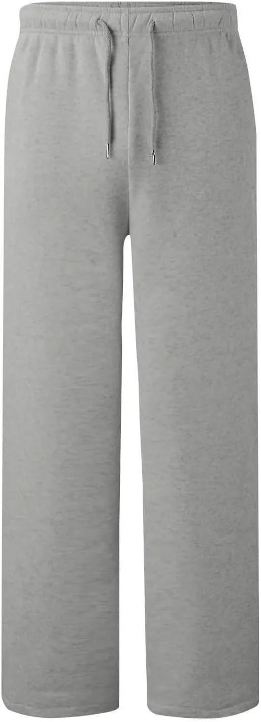 Fleece Lined Sweatpants for Women Casual Baggy Wide Leg Sweat Pants Loose Fall Elastic Waist Athletic Joggers Trendy