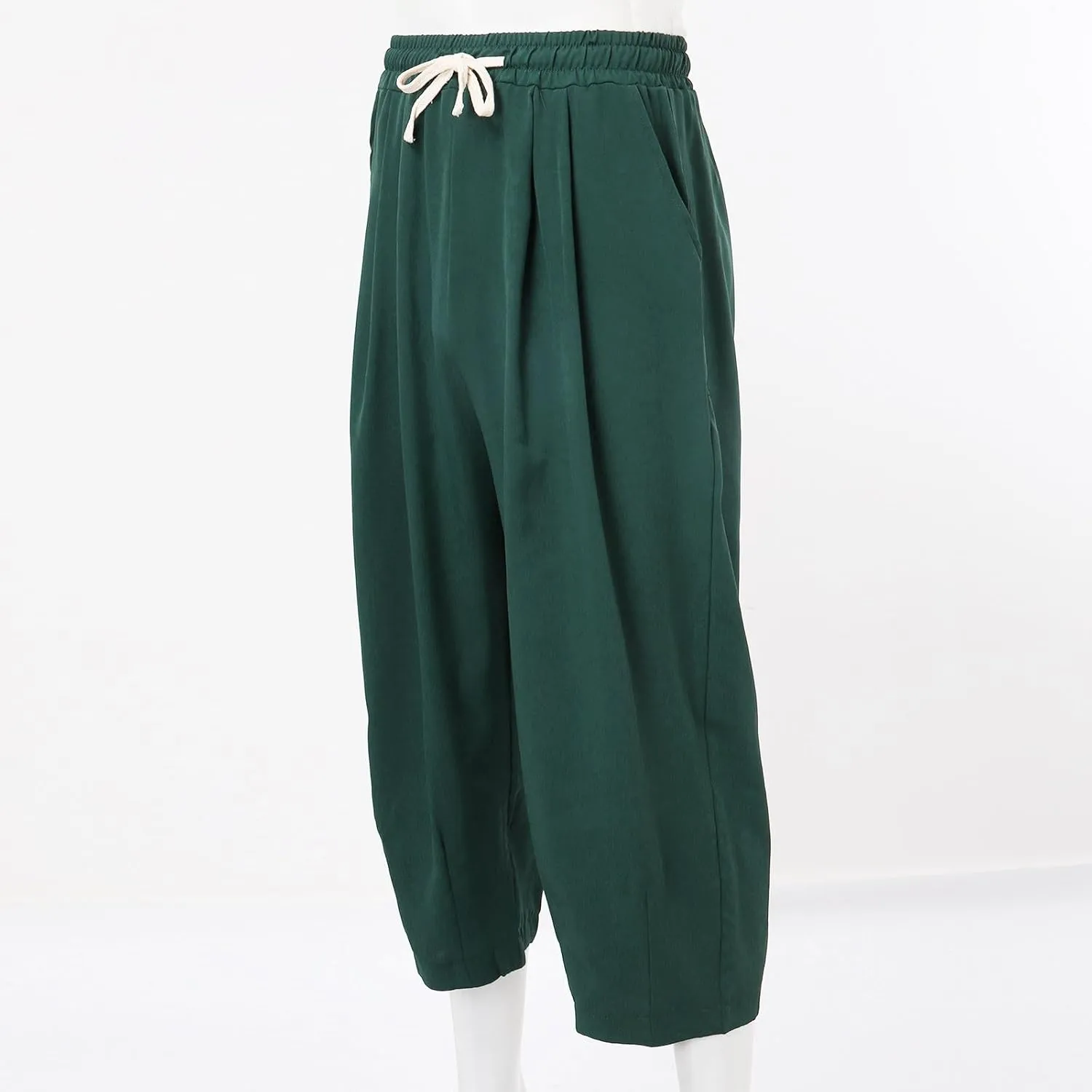 FZVYD Black Chinos Mens Joggers Cargo Pants Fashion Casual Sweatpants Work Pants Drawstring Loose Trousers with Pockets
