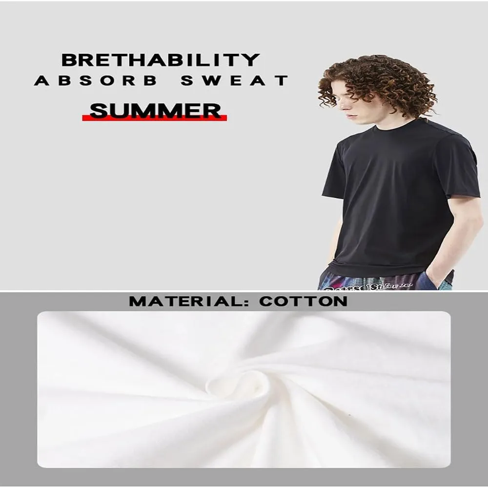 Good The Bad and Ugly Men Summer Oversize T-Shirts Cotton Loose Shirts Fashion Breathable Male Short Sleeves