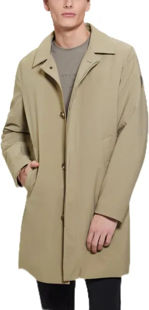 GUESS Men's Colin City Raincoat Trench