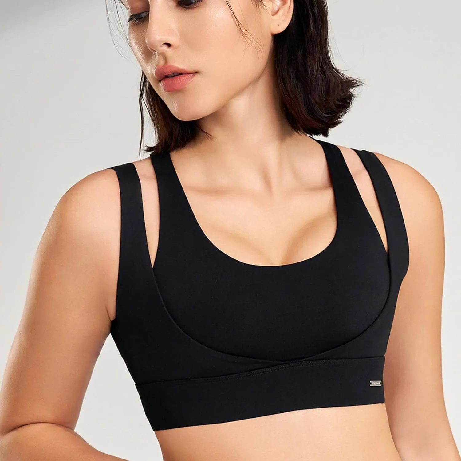 High Impact Sports Bras for Women Quick Dry Seamless Support Workout Bras Wirefree Yoga Running Active Athletic Bras