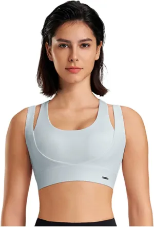 High Impact Sports Bras for Women Quick Dry Seamless Support Workout Bras Wirefree Yoga Running Active Athletic Bras