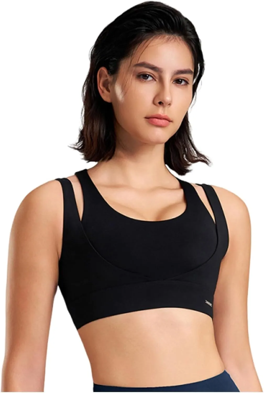 High Impact Sports Bras for Women Quick Dry Seamless Support Workout Bras Wirefree Yoga Running Active Athletic Bras