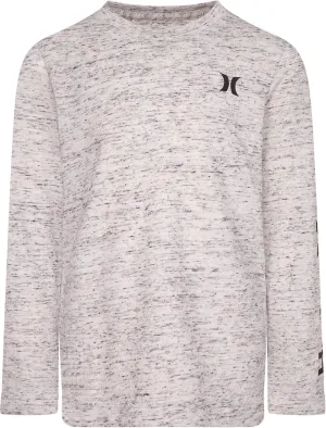 Hurley Boys' Long Sleeve Soft Basic Cloud Slub T-Shirt