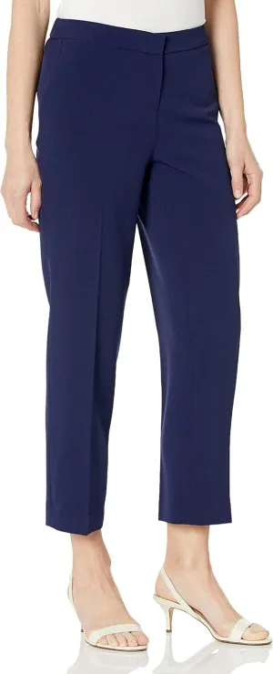 Kasper Women's Plus-Size Straight Leg, Elastic Back Pant