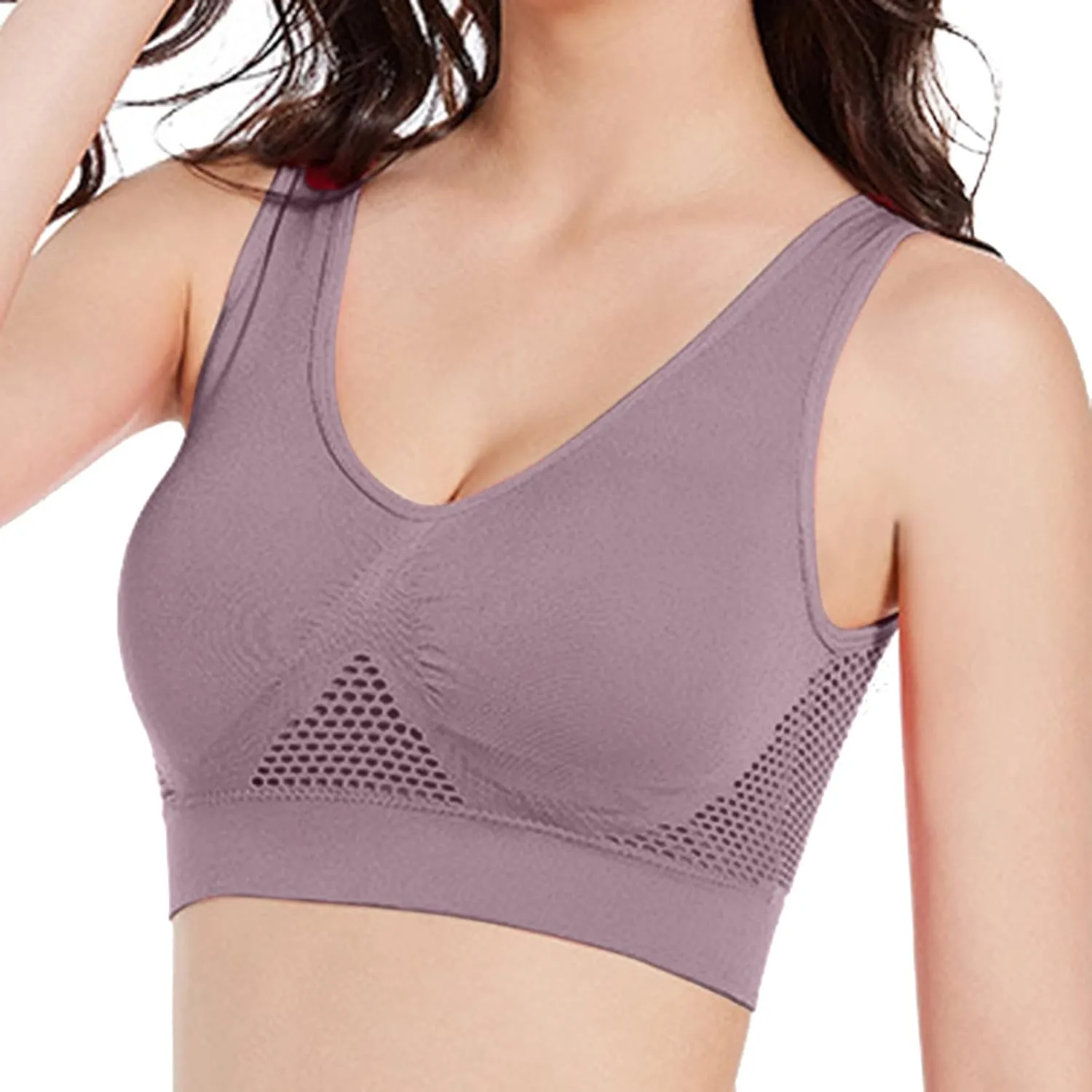 Kulken Bra, Breathable Anti-Sagging Breasts Bra, Wireless Comfort Liftup Bra, Anti Sagging Push up Bras