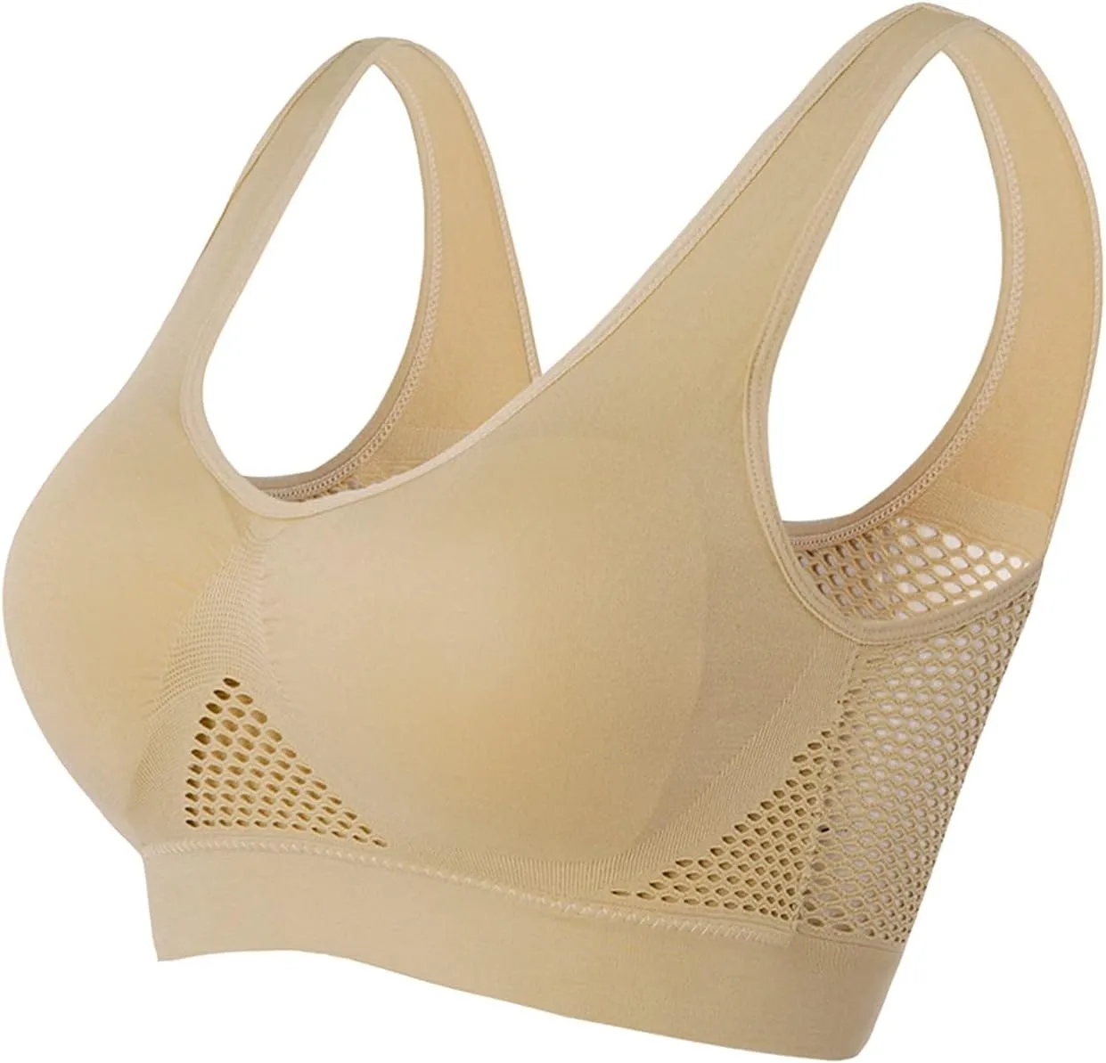 Kulken Bra, Breathable Anti-Sagging Breasts Bra, Wireless Comfort Liftup Bra, Anti Sagging Push up Bras