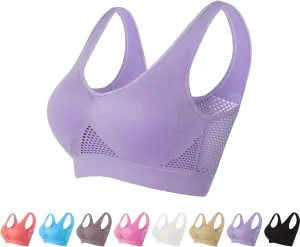Kulken Bra, Breathable Anti-Sagging Breasts Bra, Wireless Comfort Liftup Bra, Anti Sagging Push up Bras
