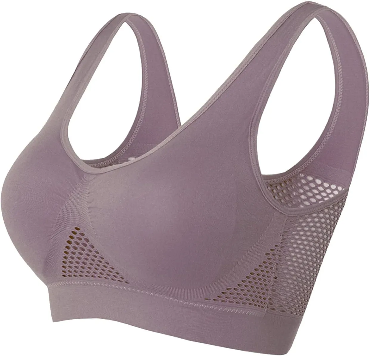 Kulken Bra, Breathable Anti-Sagging Breasts Bra, Wireless Comfort Liftup Bra, Anti Sagging Push up Bras