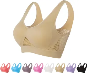 Kulken Bra, Breathable Anti-Sagging Breasts Bra, Wireless Comfort Liftup Bra, Anti Sagging Push up Bras