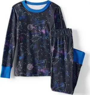 Lands' End Kids Pattern Snug Fit Pajama Set