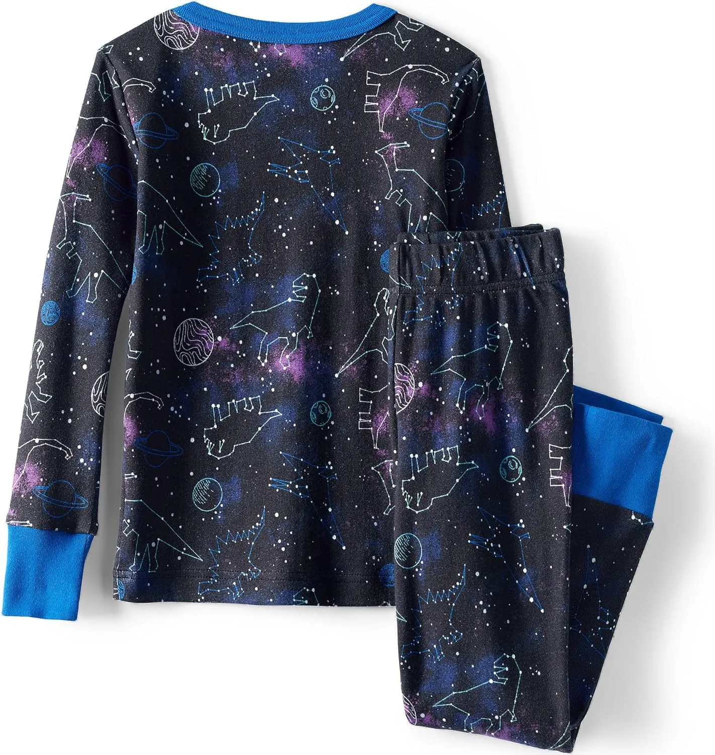 Lands' End Kids Pattern Snug Fit Pajama Set