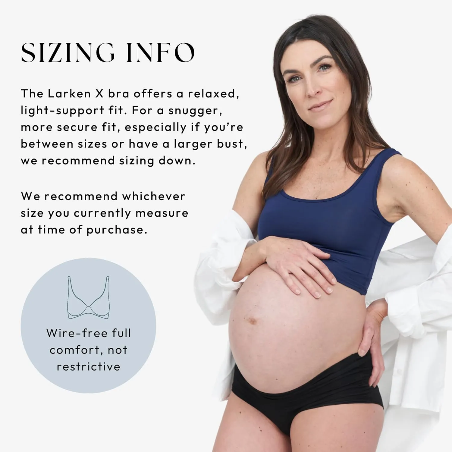 Larken Hands Free Pumping Bra for Breastfeeding | Breast Pump - Maternity Bras for Pregnancy, Pumping & Nursing Bra in One