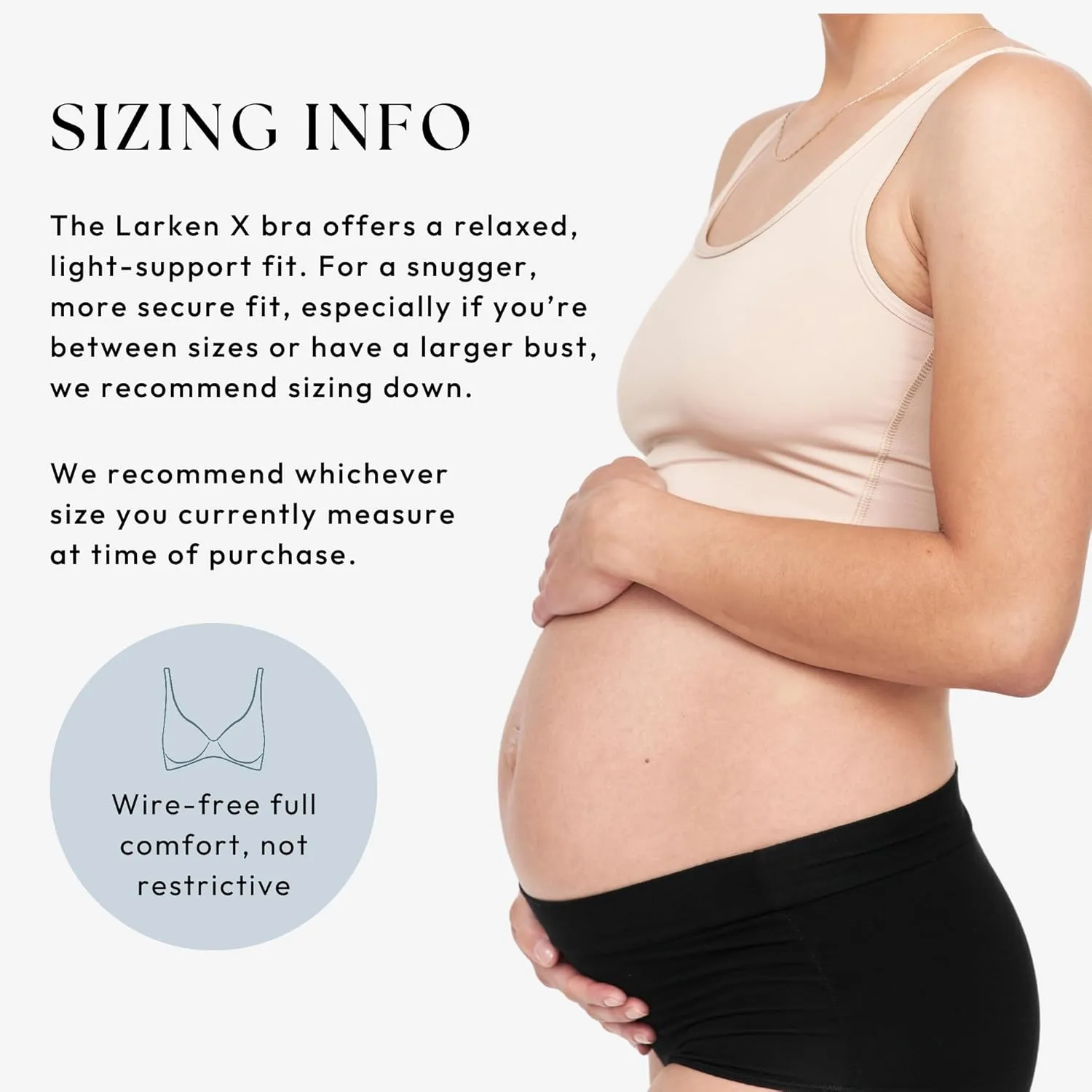 Larken Hands Free Pumping Bra for Breastfeeding | Breast Pump - Maternity Bras for Pregnancy, Pumping & Nursing Bra in One