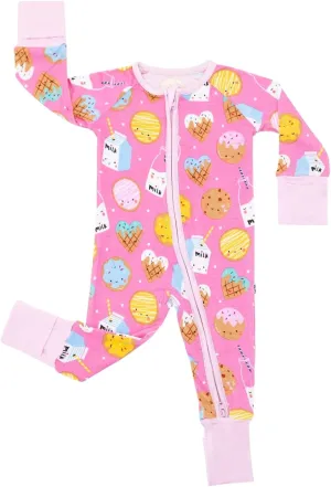 Little Sleepies Pajamas for Baby Boys & Girls, Viscose from Bamboo Baby Pajamas, Snug Baby Sleeper, Toddler PJs, 2-Way Zipper