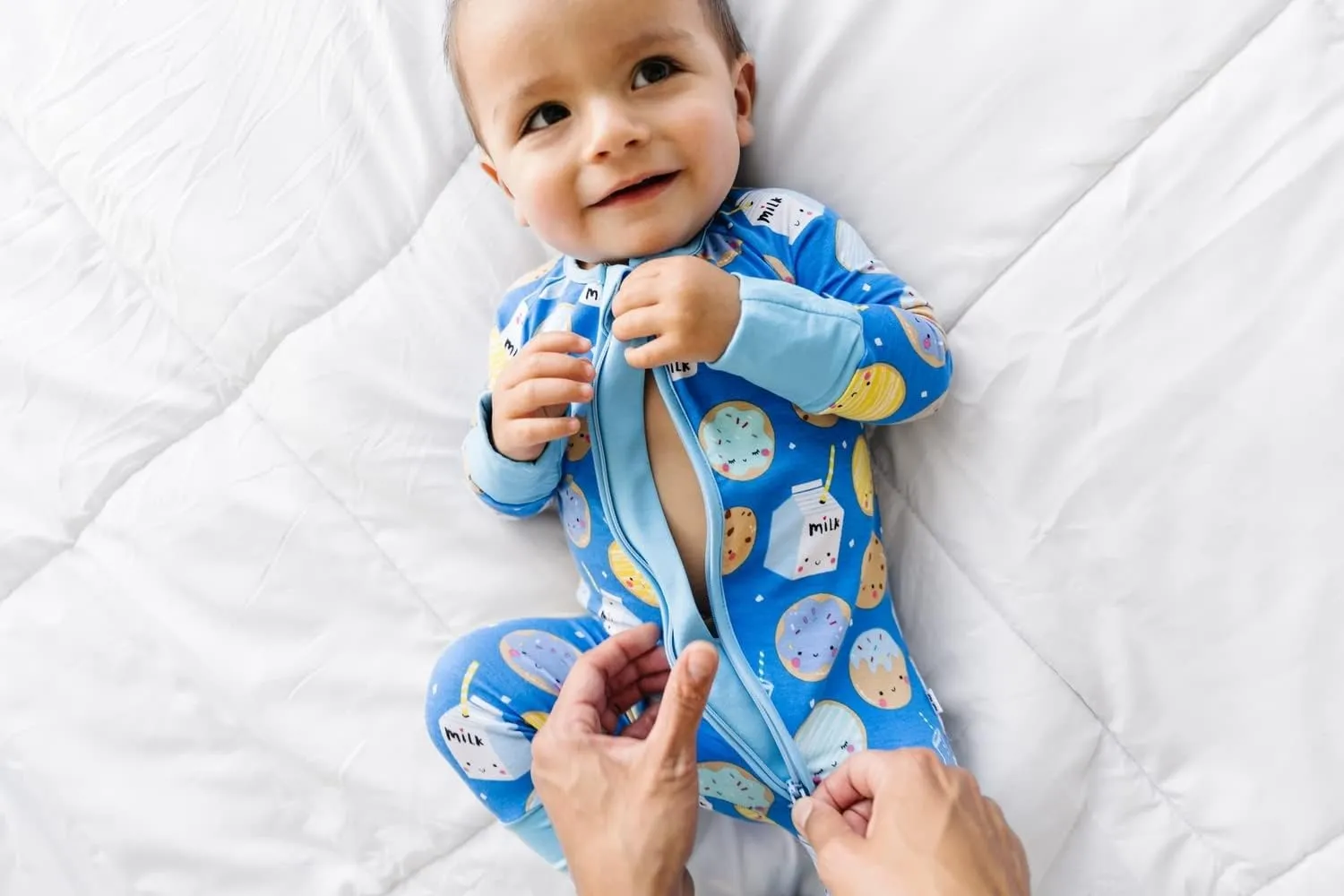 Little Sleepies Pajamas for Baby Boys & Girls, Viscose from Bamboo Baby Pajamas, Snug Baby Sleeper, Toddler PJs, 2-Way Zipper