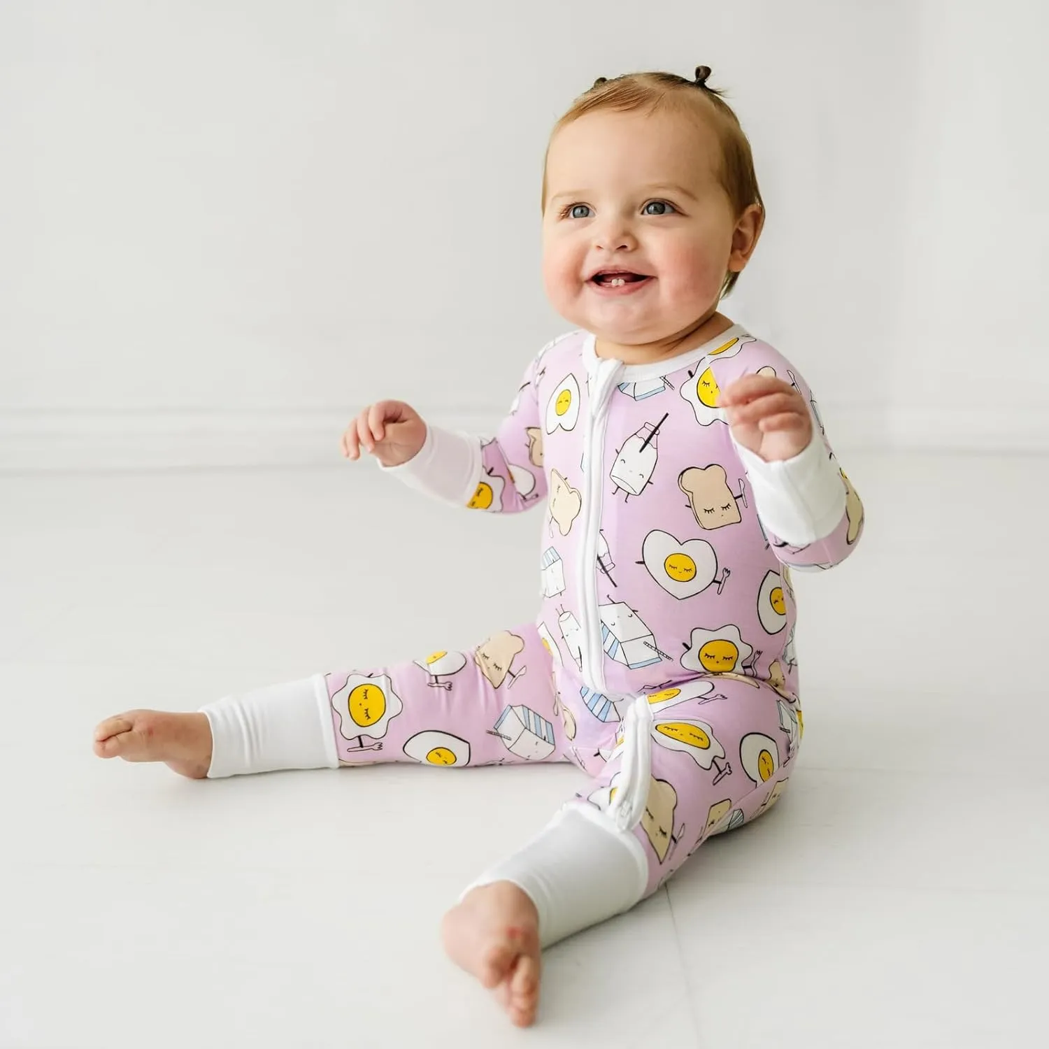 Little Sleepies Pajamas for Baby Boys & Girls, Viscose from Bamboo Baby Pajamas, Snug Baby Sleeper, Toddler PJs, 2-Way Zipper