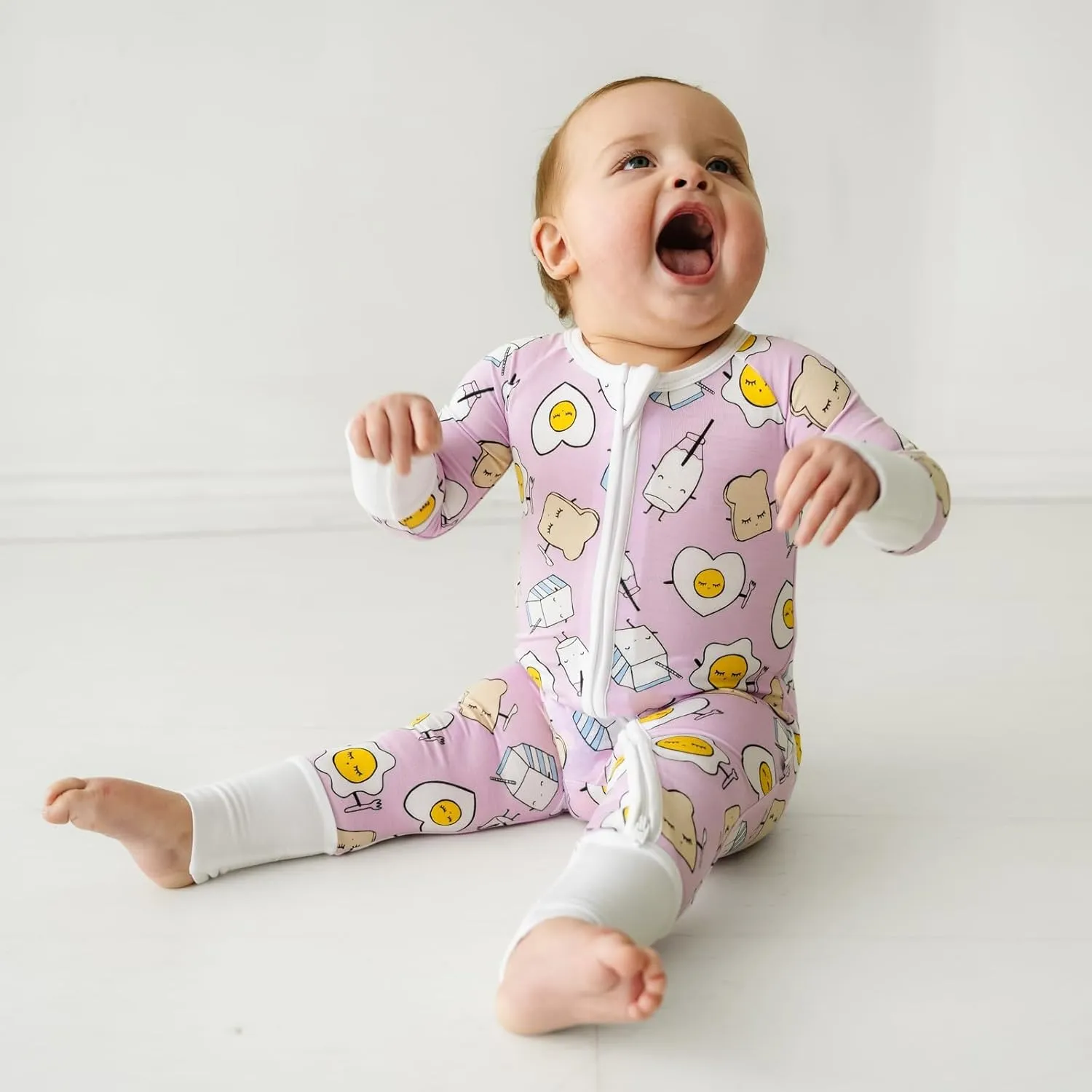 Little Sleepies Pajamas for Baby Boys & Girls, Viscose from Bamboo Baby Pajamas, Snug Baby Sleeper, Toddler PJs, 2-Way Zipper