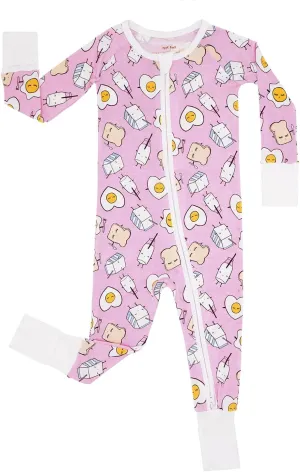 Little Sleepies Pajamas for Baby Boys & Girls, Viscose from Bamboo Baby Pajamas, Snug Baby Sleeper, Toddler PJs, 2-Way Zipper