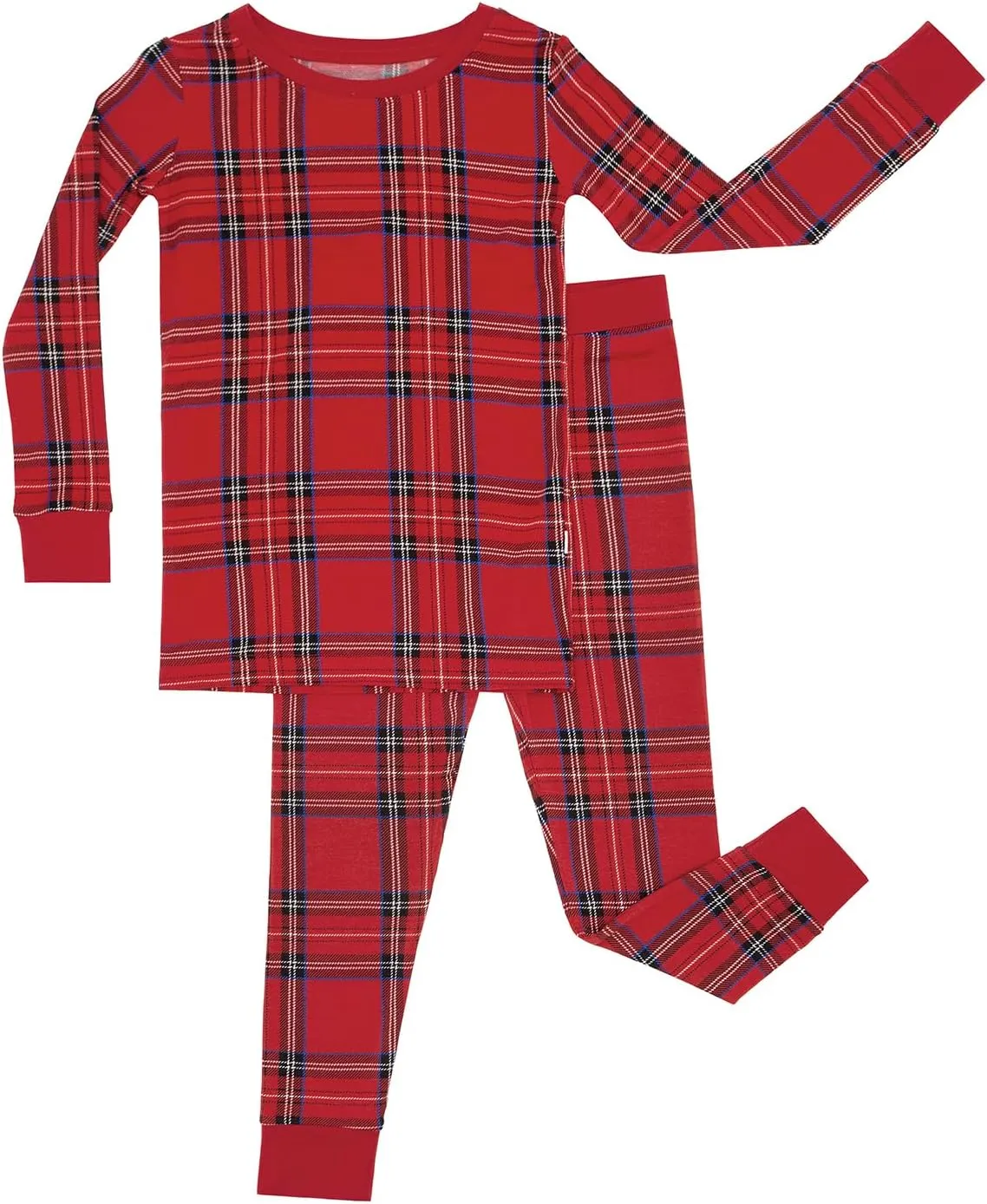 Little Sleepies Two-Piece Pajama Set for Boys & Girls, Soft Viscose from Bamboo, Snug Matching Family PJs, Toddler to Teen