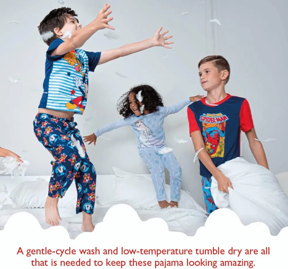 Marvel 2-Piece Snug-fit Cotton Pajama Set, Soft & Cute for Kids