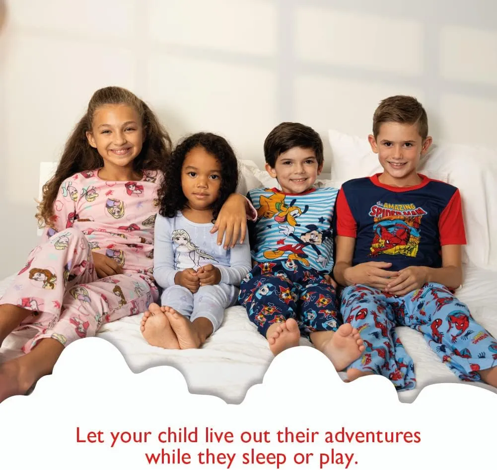 Marvel 2-Piece Snug-fit Cotton Pajama Set, Soft & Cute for Kids
