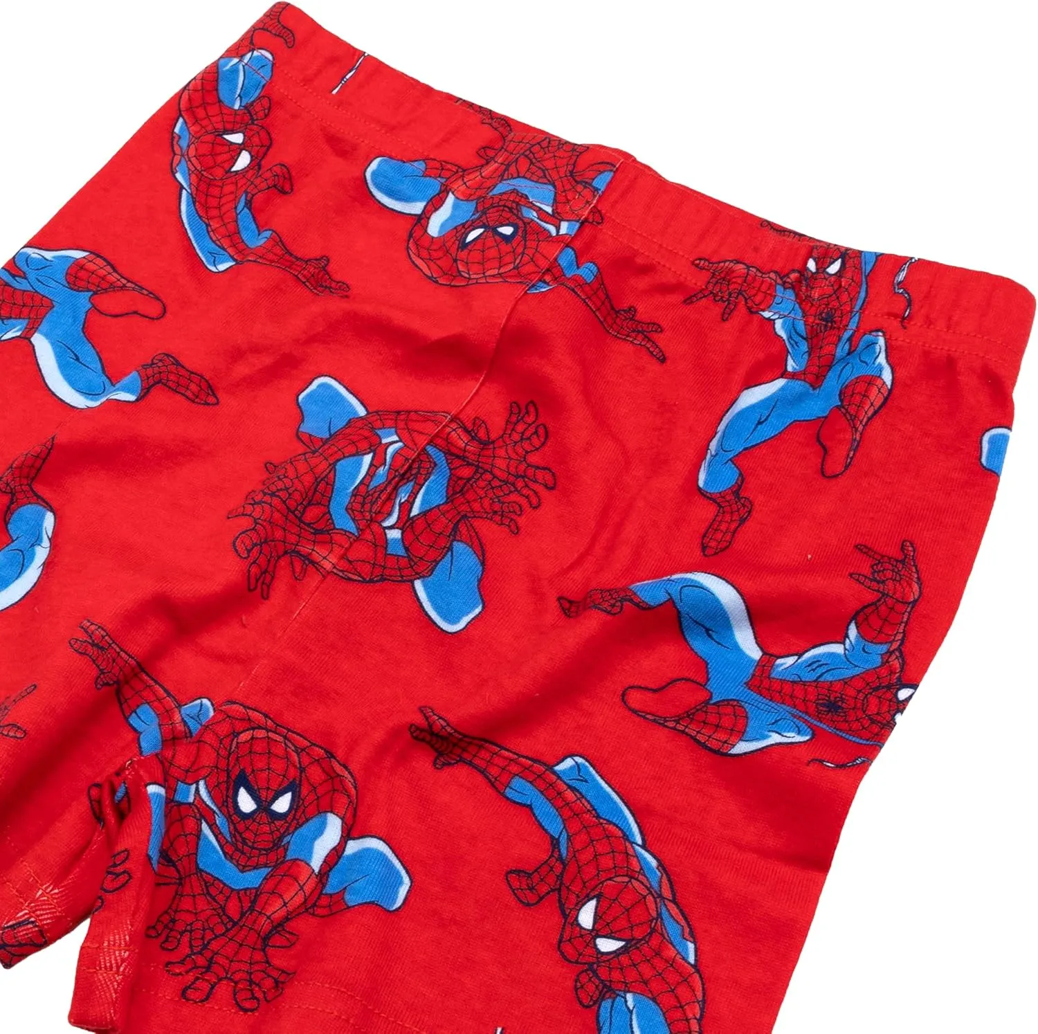 Marvel Boys' 4-Piece Snug-fit Cotton Superhero Pajama Set, Soft & Cute for Kids