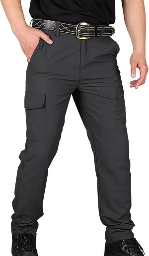 Mens Cargo Pants Relaxed Fit Street Fashion Leisure Loose Sports Running Solid Color Lace Up Pants Gray Sweatpants