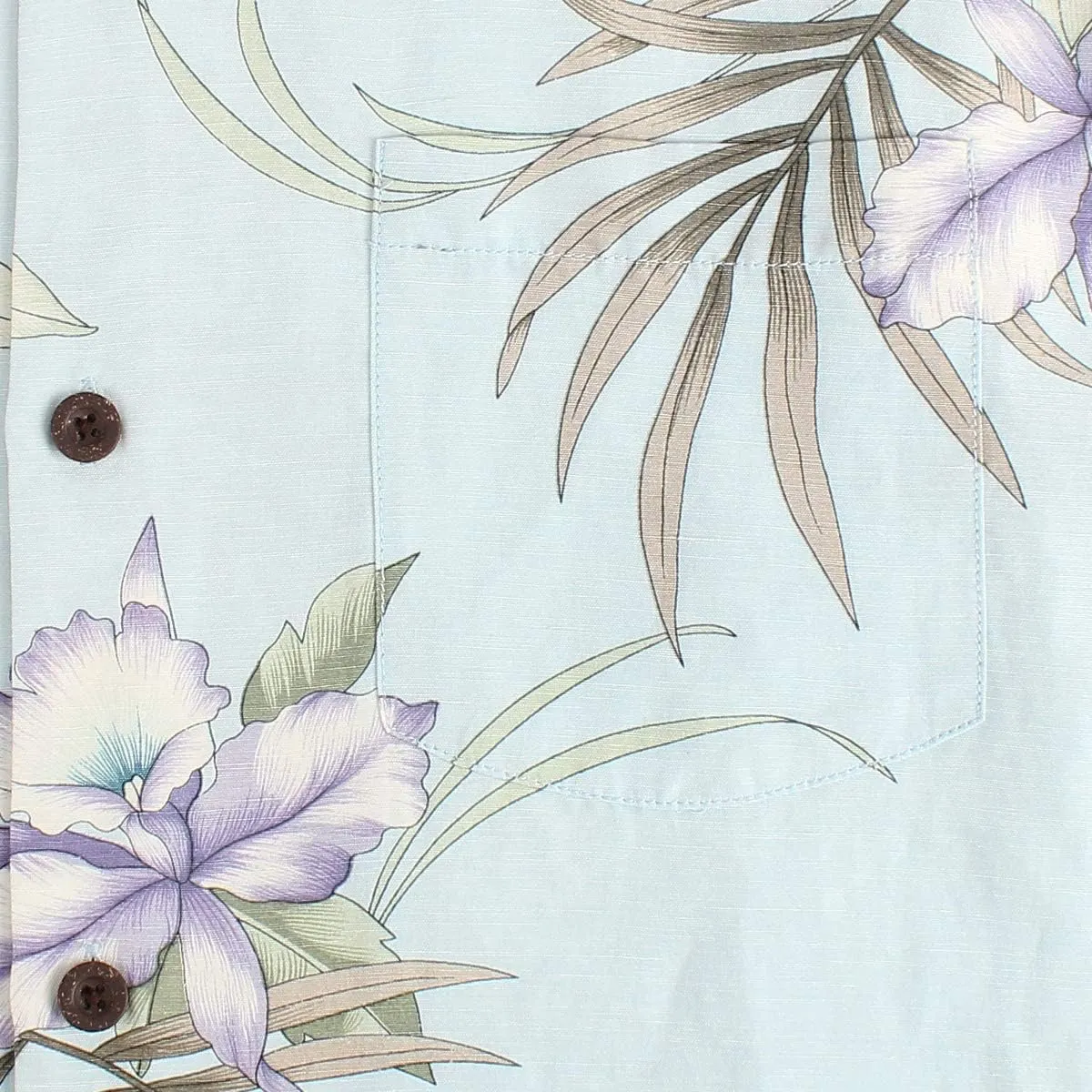 Men's Hawaiian Floral Shirts Silk and Linen Button Down Casual Tropical Holiday Beach Shirts