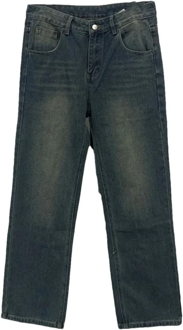 Men's Korean Loose Fashion Straight High Street Wide Leg Trousers