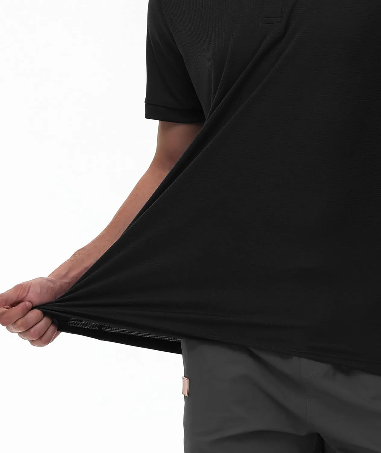 Mens Polo Shirts Short Sleeve Golf Polo T Shirts Lightweight Quick-Dry Sports Polo Shirts for Men 3 Pack