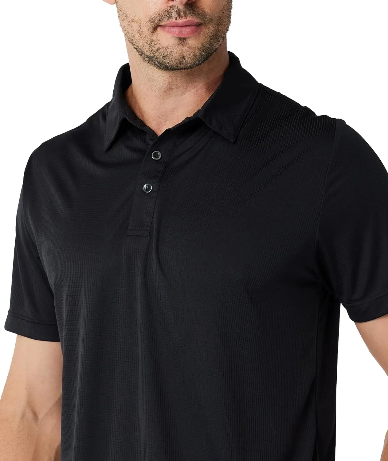 Mens Polo Shirts Short Sleeve Golf Polo T Shirts Lightweight Quick-Dry Sports Polo Shirts for Men 3 Pack