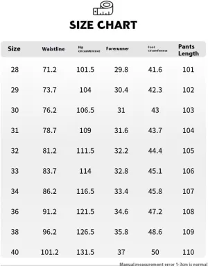 Men's Wide Leg Denim Pants High Street Loose Straight Fit Casual Trousers Zip Placket Closure Leisure Wear Bottoms