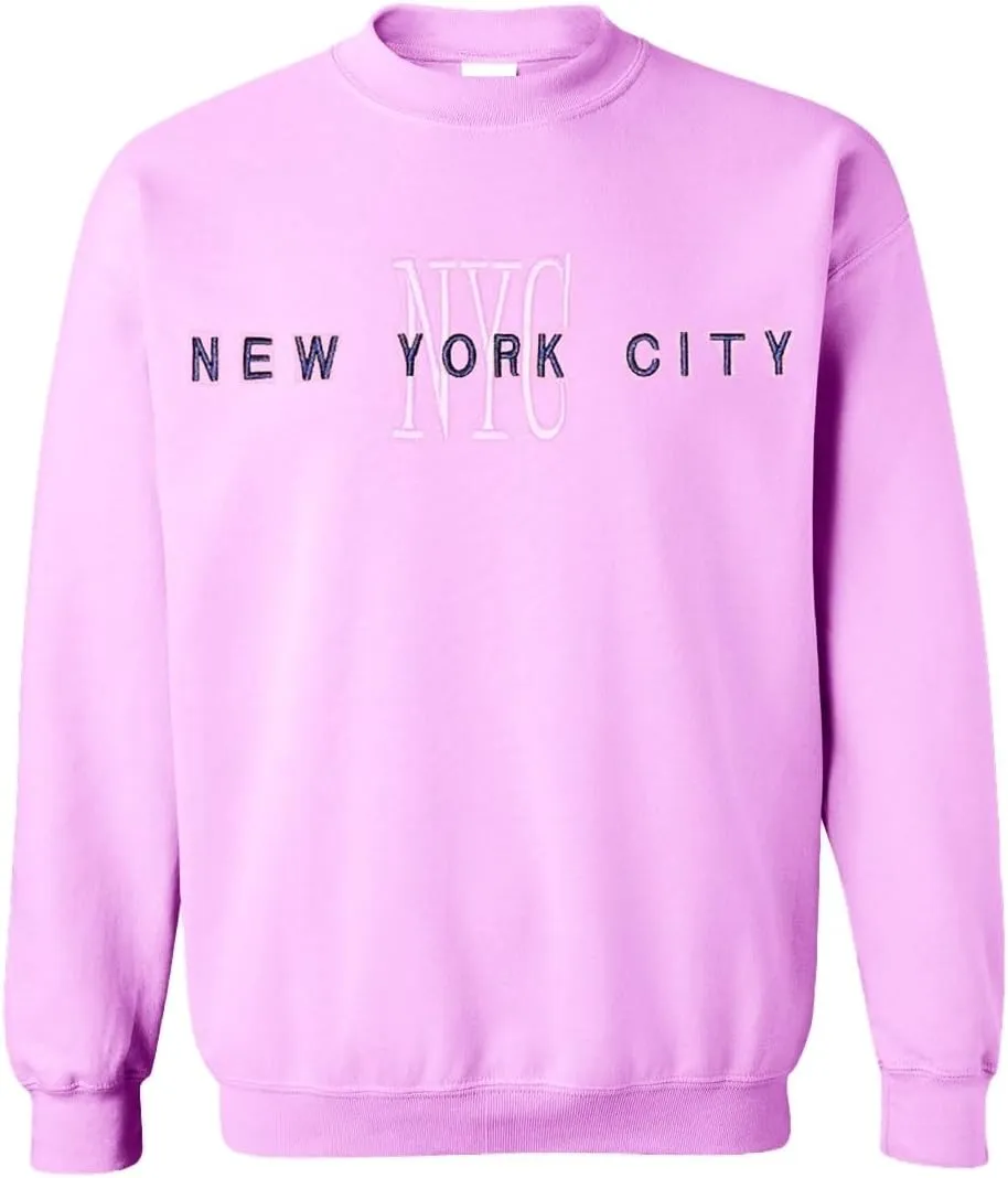 New York City NYC Embroidered Sweatshirt